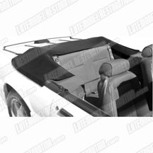 1983-89 Mustang Black Convertible Top Boot