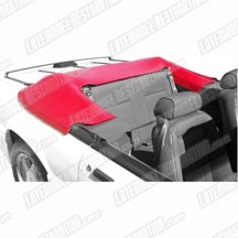 1987-89 Mustang Convertible Scarlet Red Top Boot