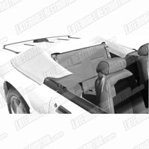 1983-89 Mustang White Convertible Top Boot