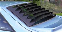 1979-93 Mustang 3 Piece Aluminum Hatchback Rear Window Louvers