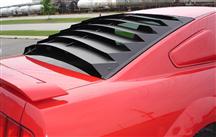 2005-13 Mustang Rear Window Louvers, Aluminum