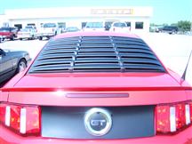 2005-11 Mustang Plastic Textured Rear Window Louvers
