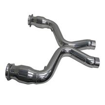 2011-2013 Mustang 3.7L V6 2.5"  X-Pipe W/Catalytic Converters, Fits 1642 Series Full Length Headers