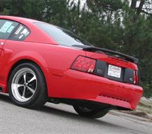 1999-04 Mustang Honeycomb Trunk Panel with Black Mach 1 Letters