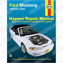 1994-04 Service Manual, Mustang, Haynes
