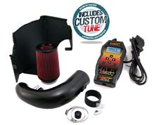2011-2013 Mustang 5.0L JLT Carbon Fiber Cold Air Intake Tuner Kit w/ Sct Sf3 Tuner & Blow-By Racing Custom Tune