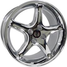 1979-93 Mustang Chrome Cobra R Wheel - 17X9