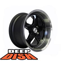 1979-93 Mustang Black Deep Dish Sc Style Wheel - 17X10