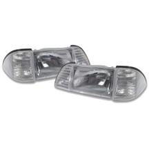 1987-93 Mustang Economy Headlight Kit with Clear Sidemarkers