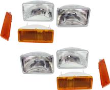 1979-86 Mustang 8 Piece Headlight Kit