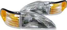 1994-98 Mustang Headlight Kit with Amber Sidemarkers