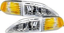 1994-98 Mustang Cobra Headlight Kit with Amber Sidemarkers