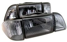 1987-93 Mustang Ultra Smoked Headlight Kit