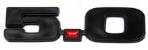 Mustang Black 5.0L Fender Emblem