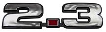 1979-93 Mustang Chrome 2.3L Fender Emblem