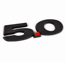 Mustang New Style Black 5.0L Fender Emblem