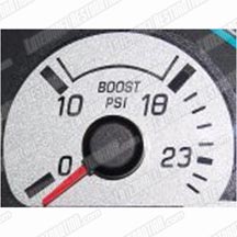 2003-04 Mustang Cobra Boost Gauge Overlay, Up To 23Psi