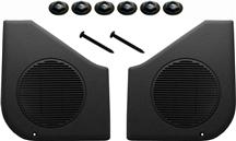 1987-93 Mustang Black Door Speaker Grille Kit