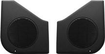 1987-93 Mustang Black Door Speaker Grilles, Sold As Pair