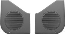 1987-93 Mustang Smoke Gray Door Speaker Grilles, Sold As Pair