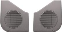 1987-93 Mustang Titanium Gray Door Speaker Grilles, Sold As Pair