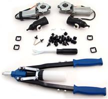 1979-93 Mustang Door Lock Actuator And Power Window Motor Master Kit