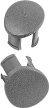 1987-93 Mustang RH Smoke Gray Door Armrest Plugs
