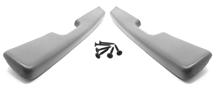 1987-93 Mustang Light Gray Door Armrest Pad Kit for Manual Windows