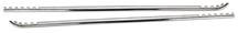 1987-93 Mustang Door Arm Rest Chrome Trim Strip Pair
