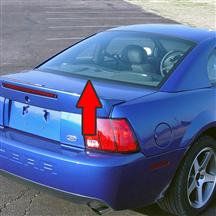 1994-04 Mustang Rear Lower Glass Molding