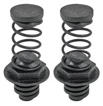 1994-98 Mustang Rubber Trunk Bumpers with Spring