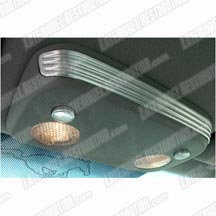 2005-13 Mustang Brushed Aluminum Map Light Trim