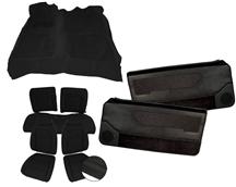 1987-89 Mustang Convertible Black Interior Kit,  with Sport Seats