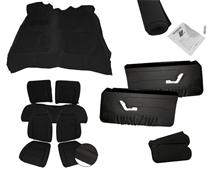 1987-89 Mustang Hatchback Black Interior Kit,  with Sport Seats