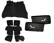 1992-93 Mustang Convertible Black Interior Kit, with Sport Seats