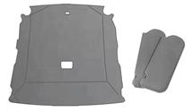 1985-86 Mustang Hatchback Dark Gray Cloth Sunvisor And Headliner Kit