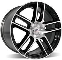 2005-13 Mustang Ford Racing 2012 Boss 302 Laguna Seca 19X10" Rear Black Wheel with Machined Face, M-1007-Dc1910lgb