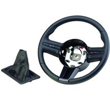 2005-09 Mustang GT500 Steering Wheel with Black Stitching And Matching Shift Boot, M-3601-C