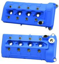2007-10 Mustang GT500 5.4L 4V Ford Racing Blue Valve Covers, M-6582-C