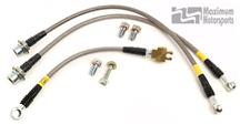 1987-93 Mustang 5.0L Front And Rear Stainless Steel Brake Hoses