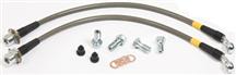 1987-93 Mustang Front Stainless Steel Brake Hoses for 94-04 Mustang Calipers