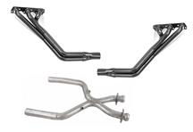 2001-04  Mustang 3.8L V6 Black Long Tube Header & X-Pipe Kit