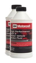 Motorcraft High Performance Brake Fluid, Two Bottles