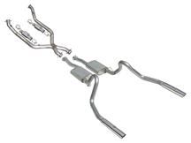 1998-04 Mustang V6 3.8L 2.5" Stainless Steel Cat Back with Catted X-Pipe Exhaust System