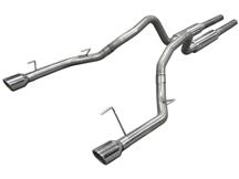 2011-2013 Mustang V6 Mid Muffler Cat Back Exhaust System