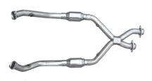 1998-04 Mustang 3.8 V6 Pypes Stainless Steel Catted X-Pipe