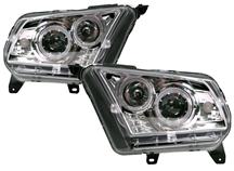 2010-12 Mustang Clear Chrome Projector Headlights