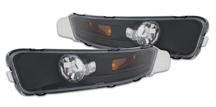 2005-09 Mustang Black Bumper Park Light Pair