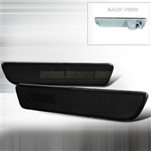 2005-09 Mustang Smoked Rear Bumper Reflector Lens Pair