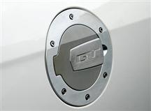 2010-13 Mustang Tru-Billet Brushed Aluminum Fuel Door w/ GT Logo